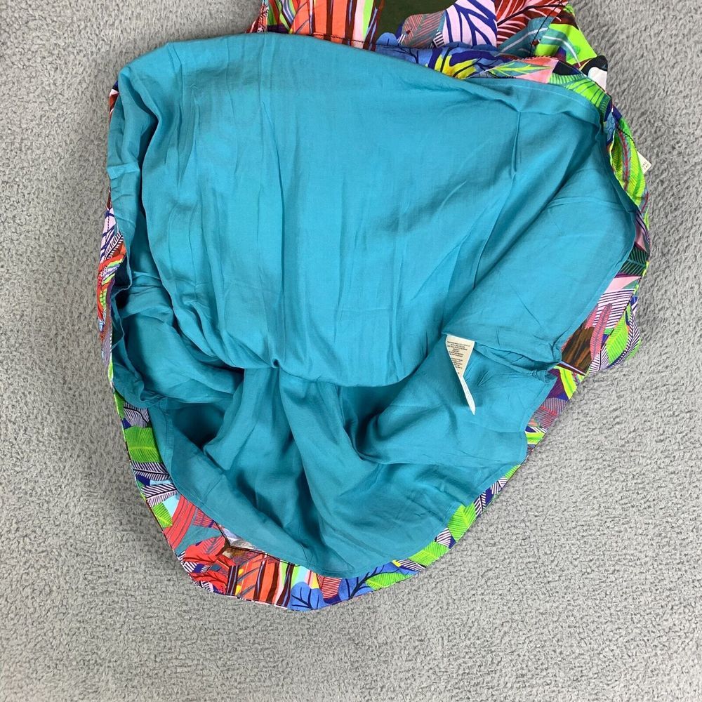 NWT Anthropologie Multicolor Tropical Print Mini Dress - Picture 11 of 16